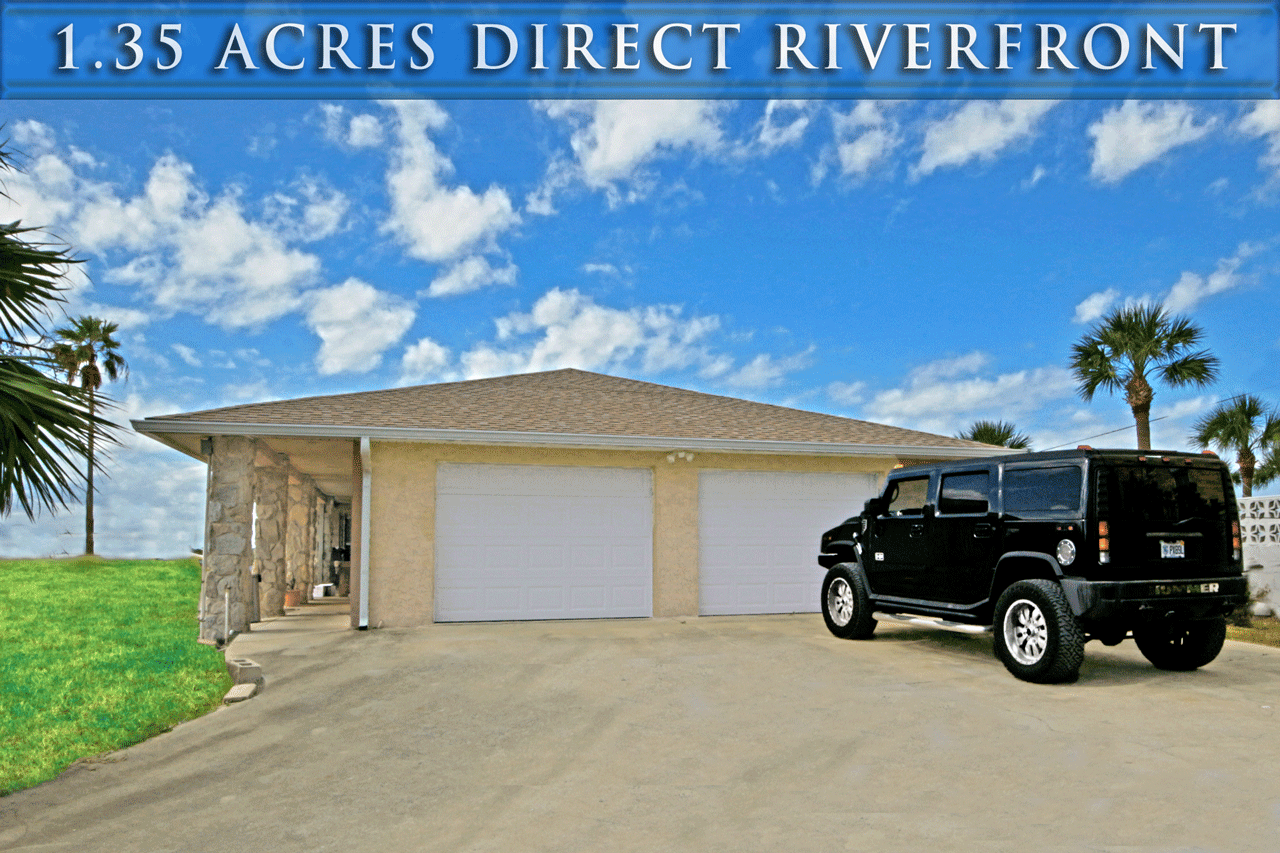 Riverfront homes for sale in Port Orange Florida. 1.35 acres beachside along the Intracoastal Waterway. Zoned Multifamily or Assisted Living Facility - Riverfront home 2-car 3-car 4-car garage parking